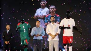 Dour launches new Bangladesh football jersey