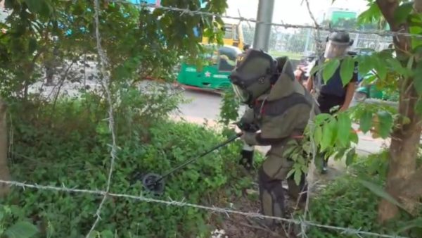 Crude, petrol bombs recovered from former Trade Fair grounds