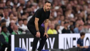 De Zerbi says sorry after Spurs’ League Cup exit