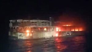 Five dead, over 80 missing after Philippines ferry fire