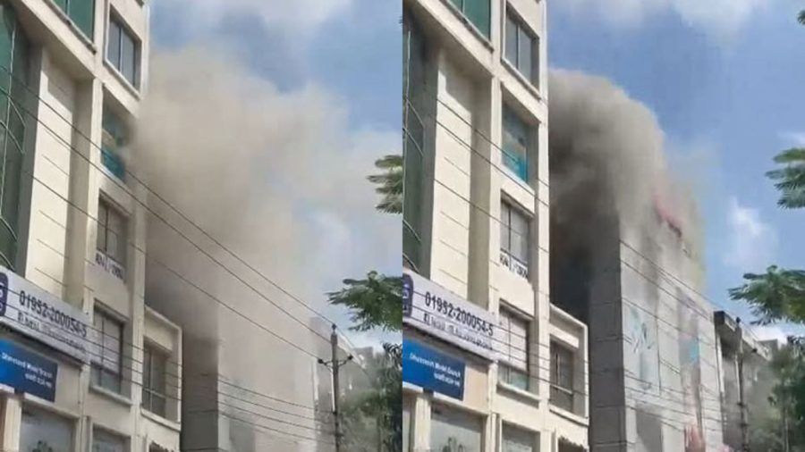 Fire at Apex Dhanmondi outlet brought under control