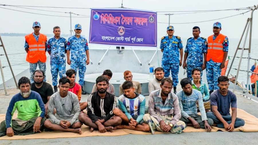 Fishing boat stranded at sea, 13 rescued