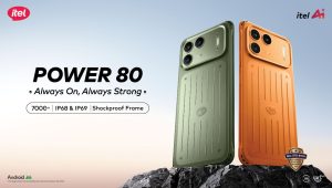 itel unveils rugged POWER 80 smartphone with cage-frame design