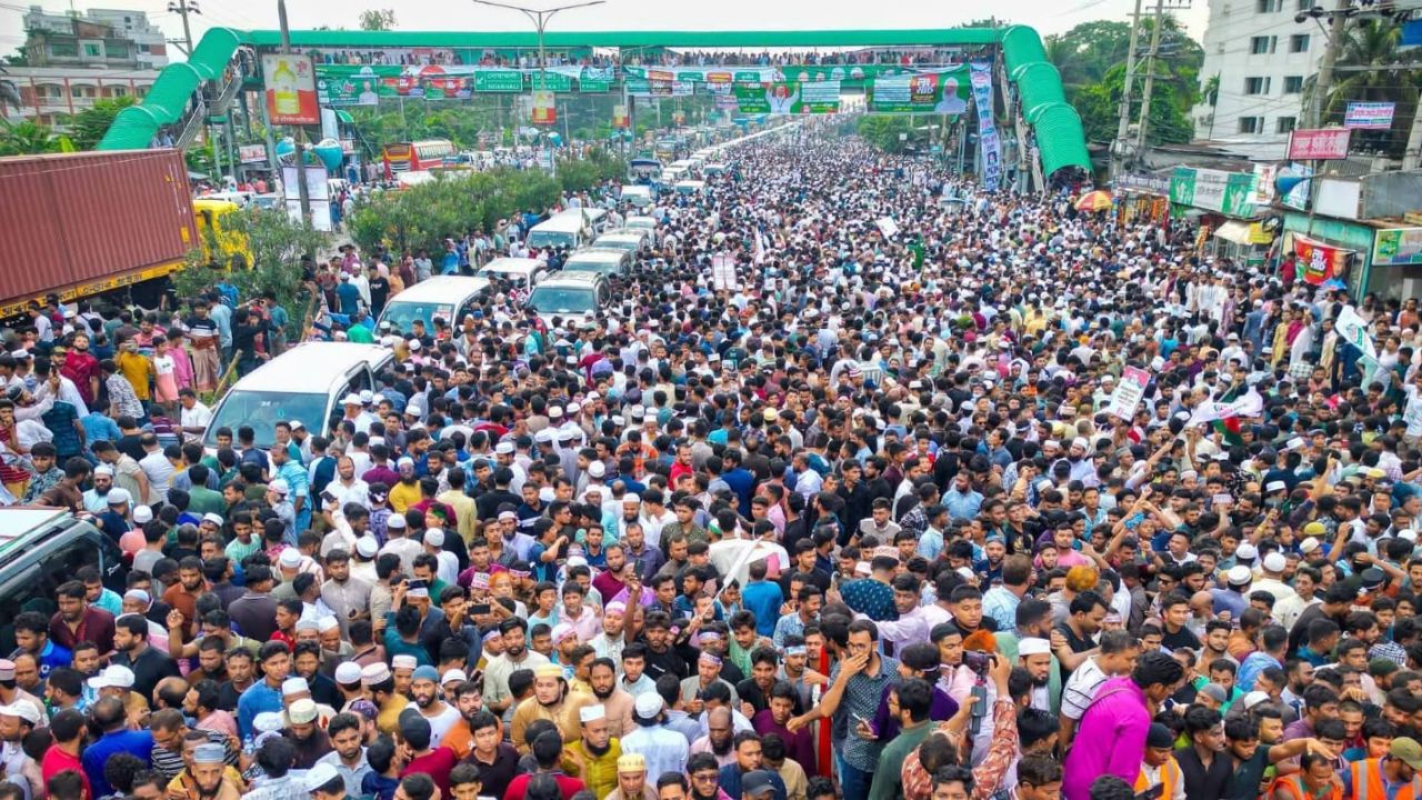 BNP leaders long march