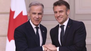 Macron, Carney hold talks on economic, security ties