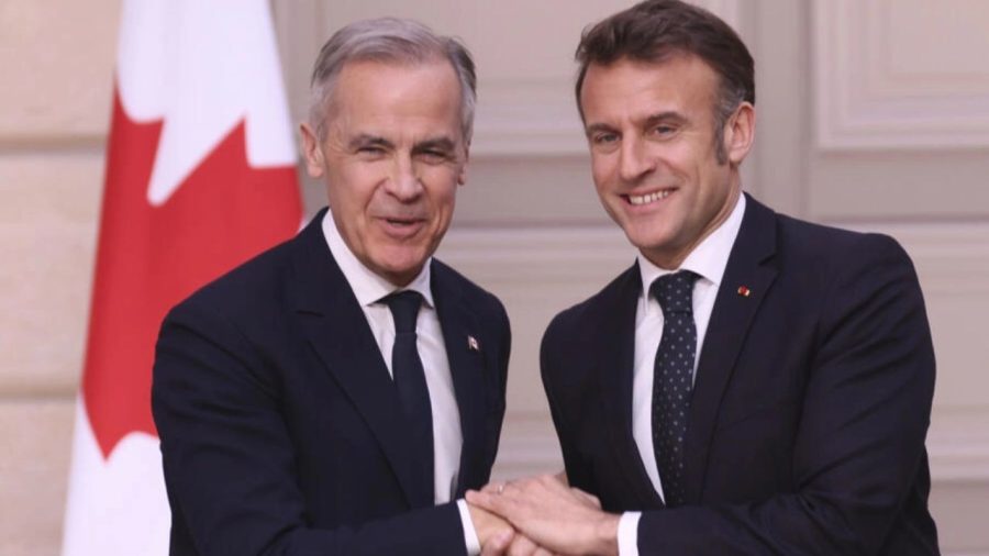 Macron, Carney hold talks on economic, security ties