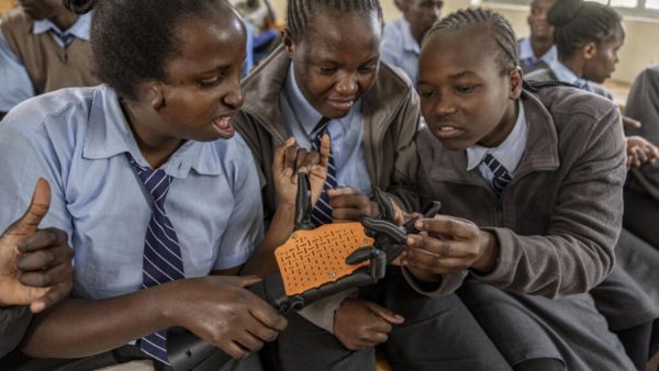 Kenyan start-up develops robotic arm to aid deaf students