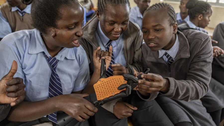 Kenyan start-up develops robotic arm to aid deaf students