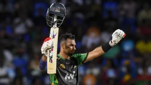 Shanaka breaks CPL fastest century record