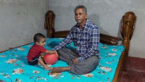 70-year-old football fan builds ‘World Cup bed’