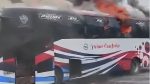 AC bus catches fire near Mohakhali terminal