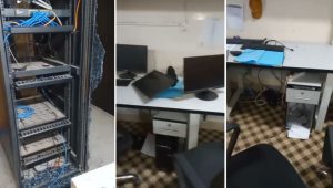 Vandalism, looting at AJR Courier warehouse in Hazaribagh over land dispute