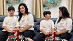 Apu Biswas celebrates 37th birthday with son