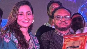 Atiya Anisha receives special honour from Cumilla school