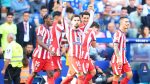Atletico climb to second in La Liga with late Espanyol win