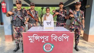 BGB detains man with gold bars worth Tk1.35cr at Chuadanga border