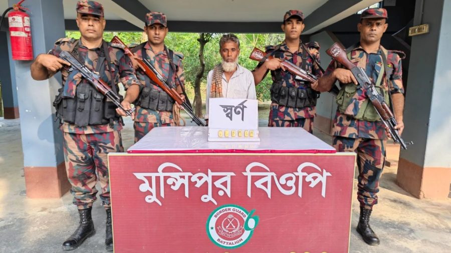 BGB detains man with gold bars worth Tk1.35cr at Chuadanga border
