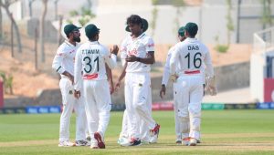 Rahmat’s departure brings Bangladesh closer to victory before final day