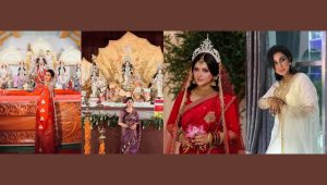 From family gatherings to goddess-inspired looks: Stars embrace Durga Puja