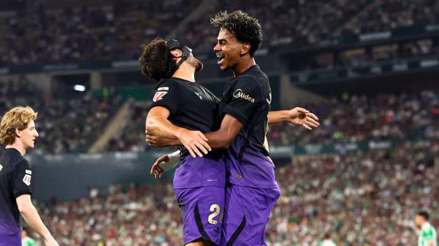 Unstoppable Barca thrash Betis 5-2 to extend perfect start