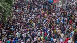 Battery rickshaw drivers choke downtown Dhaka