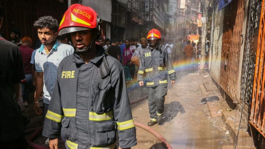 Chawkbazar blaze under control; four firefighters hospitalised