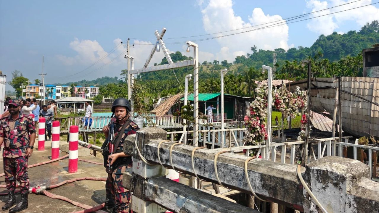 Coxs Bazar resort blaze