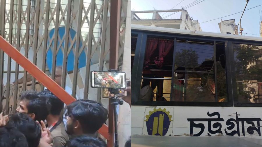 Cuet associations declare total non-cooperation as student buses attacked