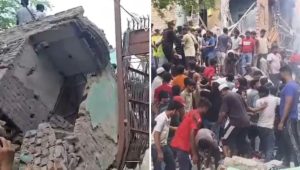 Several feared trapped as 4-storey building collapses in Delhi