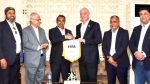 FIFA president meets BFF officials during Dhaka stopover