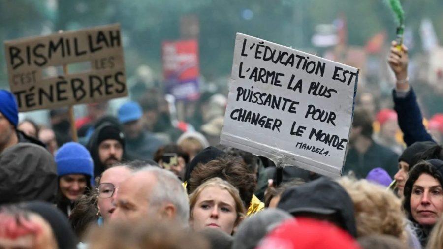 Bismillah, c’est les ténèbres: How a viral meme became France’s protest slogan