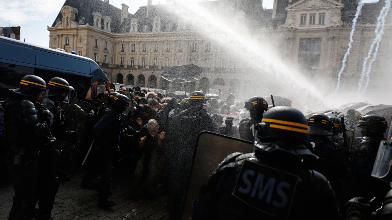 French protests 