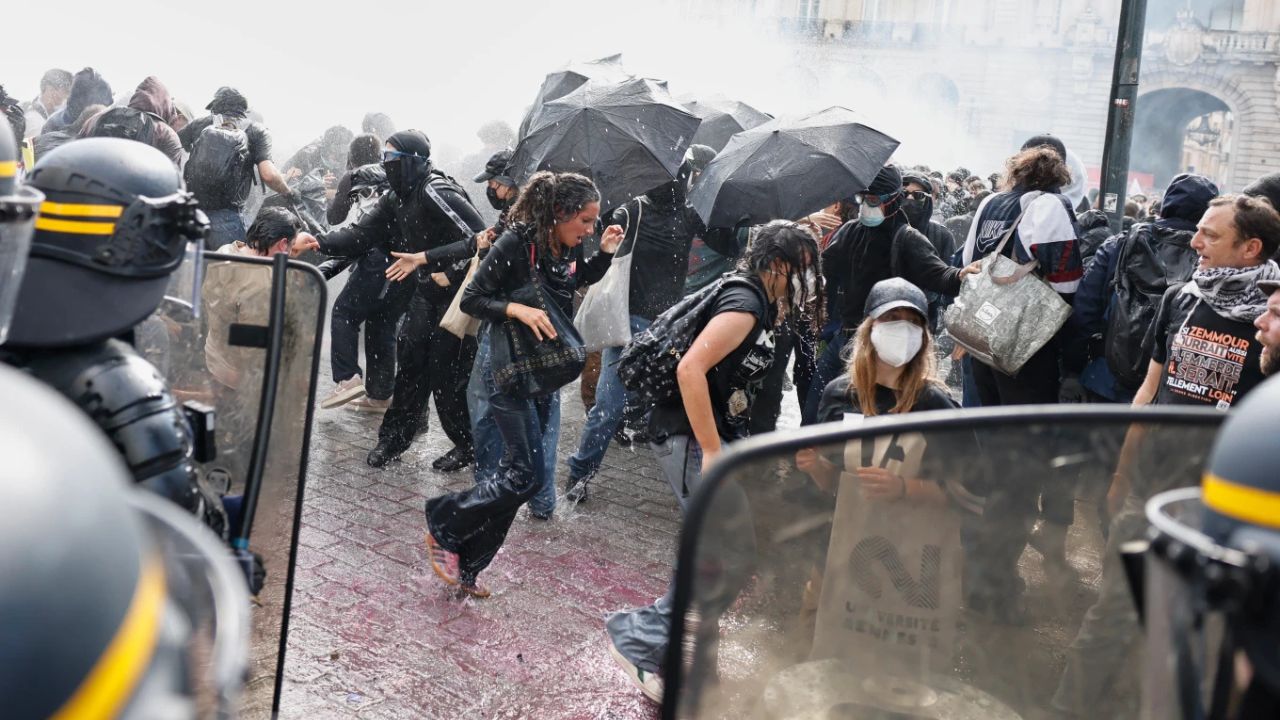 French protests 