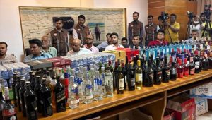 Tk4 crore worth of illicit alcohol seized from Gulshan restaurant