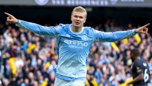 Haaland double helps Man City extend perfect Premier League start