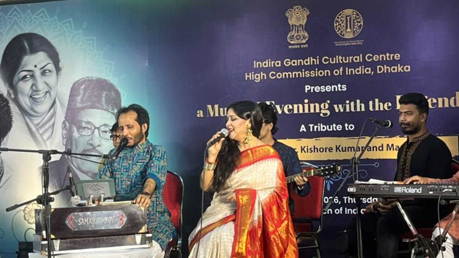 Mukthi, Samorjit revive timeless songs at Indian Embassy event