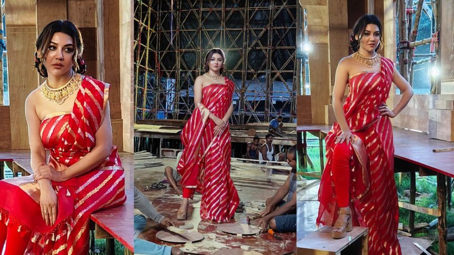 Jaya Ahsan’s Durga-inspired look sparks mixed reactions online