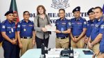 Police hand over recovered laptop to German tourist Kirill