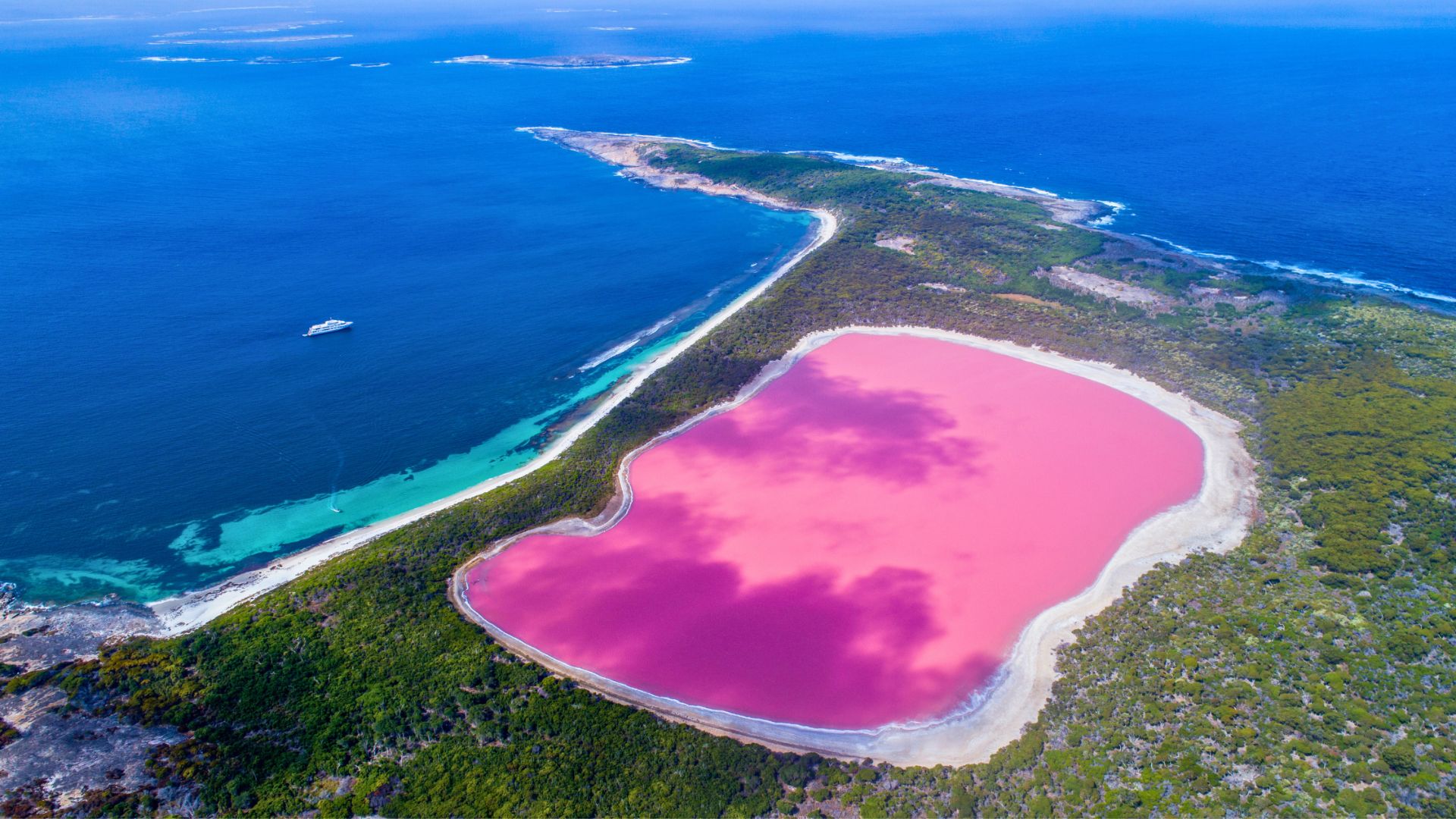 Pink Colorful lakes
