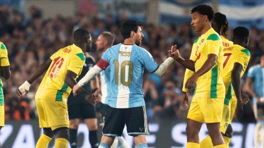 Messi farewell goalless at break after emotional Monumental scenes
