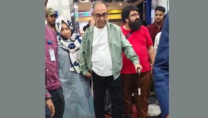 Mirza Abbas returns home after treatment in Malaysia