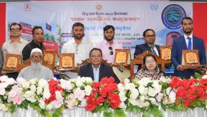 6 Nagad representatives honoured as minister cites Tk18cr contribution