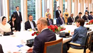 Tarique, Zubaida attend state luncheon in Tokyo