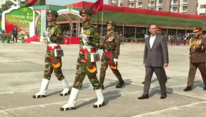 PM presents national flags to seven army units