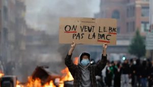 Student protests spread across France as PM calls crisis meeting