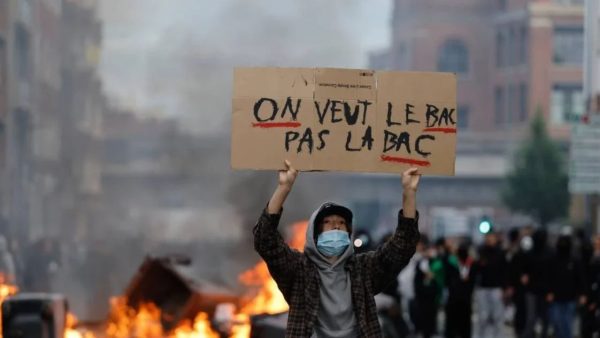 Student protests spread across France as PM calls crisis meeting
