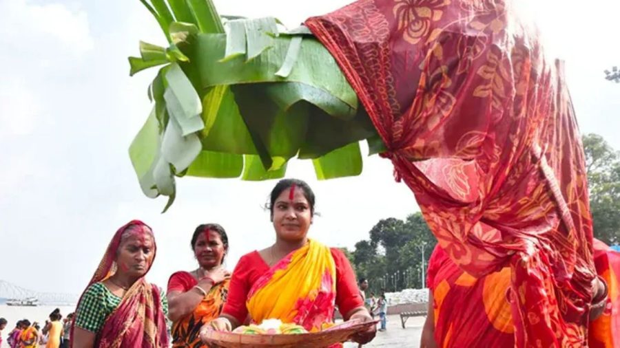 A sacred ritual that performed on Maha Saptami