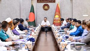 PM leads road safety meeting in Dhaka city