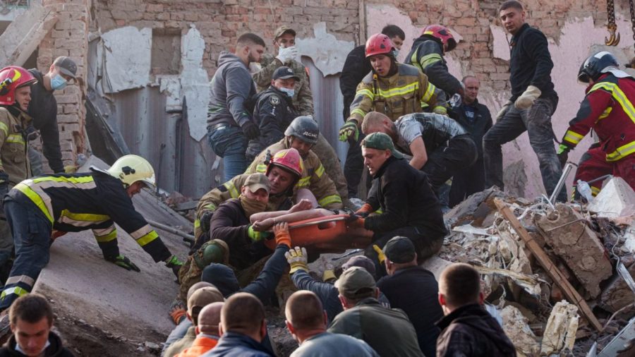 Russian strikes kill at least 21 across Ukraine in major attack