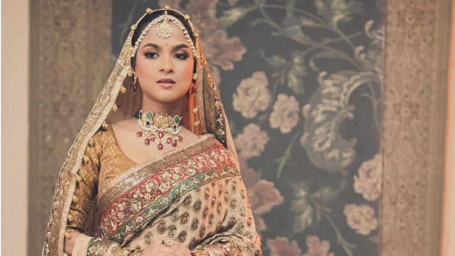 Sadia Ayman embraces a regal bridal look ahead of wedding season